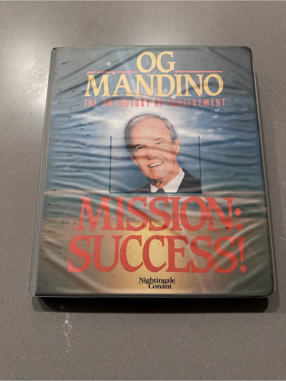 OG Mandino Mission: Success! Audiobook - Blue and Red Cover